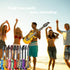 11 Pack Inflatable Guitar, Blow Up Guitar, Inflatable Rock Star Toy Set for 80s Party Decorations