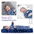 GROW WILD Changing Pad Cover 3 Pack, Soft & Stretchy Jersey Cotton Diaper Changing Pad Covers for Girls and Boys