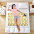 siphylline Summer 52" 34" Minimalist Sunflower Floral Extra Large Resuable Changing Pad Covers Soft Absorbent Diaper