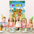 WERNNSAI Pin The Feather on The Tiki Party Game, Hawaiian Luau Supplies for Kids with Aloha Poster