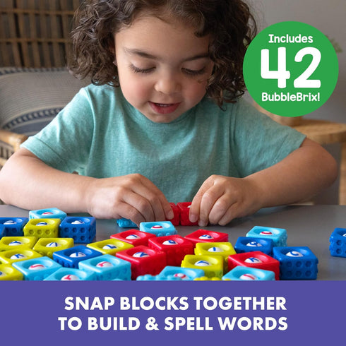 Educational Insights Alphabet BubbleBrix - ABC Learning for Toddlers, Alphabet Toys for Preschool and Kindergarten,