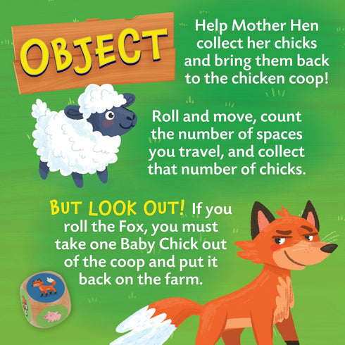 Count Counting 2 4 3+ Peaceable Kingdom Your Chickens Award Winning Cooperative Game for to Kids Ages - Premium Play