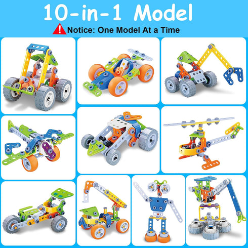 10 1 4 5 6 7 8+ 4-8 5-7 6-8 3-5 4-6 8-10 in STEM Toys for Year Old Boy Girl Birthday Gifts Building Toys for Kids Ages