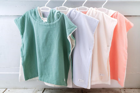 Versatile Hooded Towel Poncho for Kids - Ideal Swim and Bath Coverup in Various Sizes