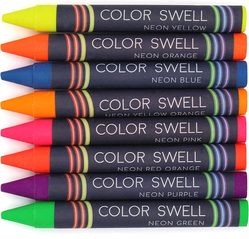 Packs 36 (288 Packs Color Swell Neon Bulk Crayons - Boxes total crayon) of Teacher Quality Durable Classroom for Kids