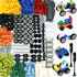 BroTex Wheels and Axles Sets with Steering Wheels& &Windshield&Traffic Light, Over 400pcs