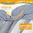 UPF50+ Orzbow Baby Mosquito Net with Sun Shade for Stroller, Universal Stroller Mosquito Netting Privacy Cover