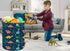 19.7 Inch Dinosaur Round Kids Laundry Hamper, Dino Laundry Basket with Handles, Baby Toys Storage Organizer for Boys &