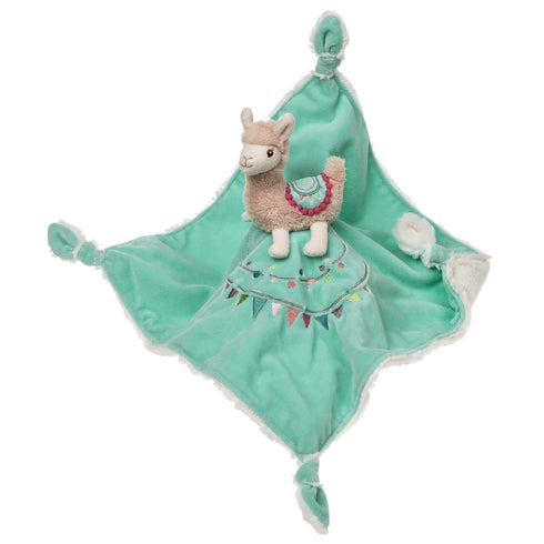 Mary Meyer Baby Lily Llama Character Blanket, 13"x13"
