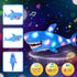 13" Cuteoy Light-up Singing Plush Shark LED Musical Stuffed Animal Adjustable Volume Lullaby Plushies Birthday