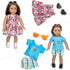 BDDOLL 23 18 Inch 18 Inch 10 Sets Pcs Girl Doll Clothes and Accessories for Doll Dress with Our Generation Dolls