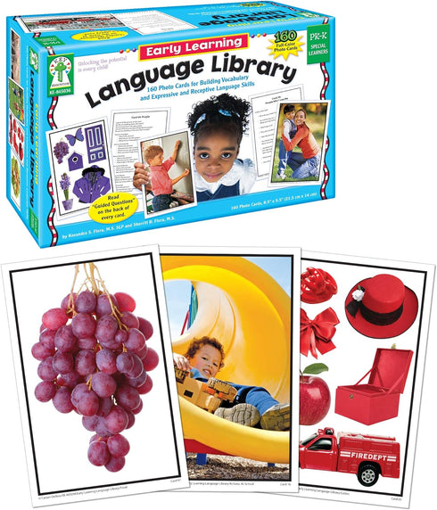 Key Education 160 Early Learning Toddler Flash Cards, Ages 3+, Vocabulary for Speech Therapy