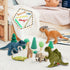 Baby Dinosaur Stuffed Animal, Green Spinosaurus Plush Toy with Egg, Soft Dino for Boys 3-5 Birthday Gift
