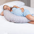2022 100% Niimo XXL Pregnancy Pillow & Baby Feeding Pillow - Double Platinum Winning Maternity Pillow, Cotton Pregnancy