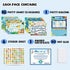 Fortunalux 18 5 Potty Training Chart for Toddlers Boys with Fun Reward Stickers - PCS Potty Training Sticker Chart