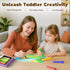 24 4-8 1-3, JUPITEARTH Colors Crayons for Kids Ages with Coloring Book & Bonus Stickers, Non-Toxic & Washable Triangle
