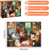Ciavotie 500 500 20.5 15 Pieces Puzzle for Adults,Cats Home Puzzle, Recycled Cardboard Animals Jigsaw Puzzles