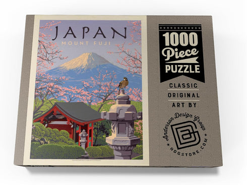MyPuzzle Japan: Vintage Poster - Premium 1000 Piece Jigsaw Puzzle for Adults, Mount Fuji