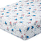 LollyBanks Muslin Crib Sheet for Boys 1 Pack, 100% Cotton Soft and