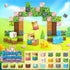 108PCS 1 inch 3+ Magnetic Blocks Kids Magnet Toys, Large Building Cubes with Puzzle Panel, Mine Magworld Easter Bunny