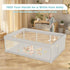 besuhot 74 50 inch, Baby Playpen Baby Playard Large playpen x Playpen for Babies and Toddlers with Gate, Safety