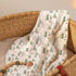 lulumoon Baby Bassinet Sheets Muslin: Cotton Bedside Bassinet Sheets Forest for Boys - Fitted for Bedside Sleeper