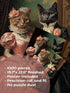 1000 Puzzles for Adults Pieces, Victorian Cats: The Elegant Pair Portret, Hard Challenging Jigsaw Puzzle for Puzzle