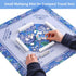 (21 21) Set, TIASUSAN Mini Mahjong Learning Mat x for Travel Mahjong Tile Anti-Slip, Noise-Reducing Mahjong Mat