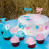Gyufise 24 Pack Cupcake Toppers, Glitter Onesie Jumpsuit Footprint Bow Tie Picks for Baby Shower Birthday