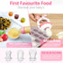 WAJIAYON Baby Fruit Feeder Pacifier | Infant Food Feeder Pacifier & Baby Food Dispensing Spoon | Mesh Fresh Fruit