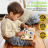 1 2 3 4 1-3, JoyCat Busy Board with Led Light, Toddler Toys for Year Old Boys and Girls, Wooden Sensory Toys