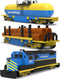 SplashEZ Train Toys for Bath | Mold Free Bath Toys for Kids
