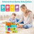 1,2 1-3 12-18 1-2 Learning Toys for Year Old Girl Boy Gifts, Montessori Shape Sorting Toys for Toddler Age, Musical