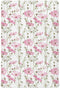 KICPOAY Pale Pink Wildflowers Fitted Crib Sheets Stretchy Portable Playard Sheets for Baby