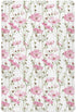 KICPOAY Pale Pink Wildflowers Fitted Crib Sheets Stretchy Portable Playard Sheets for Baby
