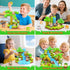 150 4-6, 5-7, 4-8, 8-12 Playset Gooidea Magnetic Blocks Magnet Building Craft, STEM Constructions Toy, Sensory Stacking