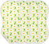 decor gift 4 Pack 22x11in Cotton Burp Cloths Large Soft Touch Spring White Daisy Green Pattern Feed Cloth for Unisex