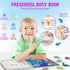 3+, 30 Busy Book for Toddlers Preschool Learning Activities with Themes Prek Preschool Workbooks, Montessori