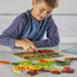 hand2mind Sensory Leaves Math Activity Set - Pattern Play, Shape Puzzle, and Sorting Toy for Toddlers, Kindergarten