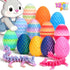 YILCER 12PCS 3D Printed Dragon Eggs Articulated Dragon Egg Fidget Toy 3D Printed