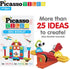 Picasso Toys 41pc Hedgehog Block Building Set - Construction Toy with IdeaBook, STEM Educational Kit