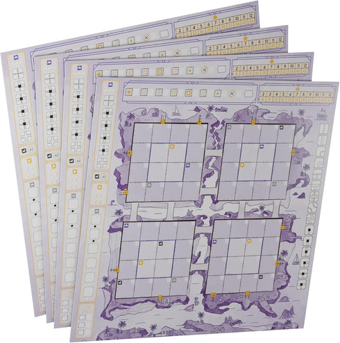 Railroad Ink Challenge: Archipelago Boards Set, Strategy Board Game Expansion for 1 to 4 Players, Ages 8+