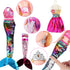 BYCICI Set 4-7 Summer Magical Mermaid Dolls for Girls - Princess Twin Dolls with Color-Changing Purple Dolphin, Outfits