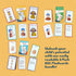 180 Hubble Bubble Kids American Sign Language Cards for Toddlers and Beginners - ASL Flash Cards for Babies, Toddlers