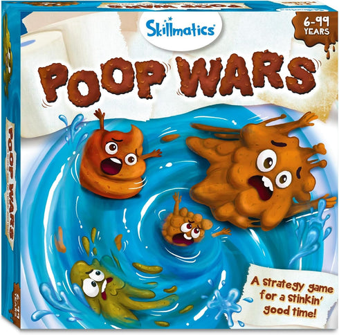 Skillmatics Card Game - Poop Wars, Fun & Fast-paced Strategy Party Game for Kids Ages 6-9 & Up