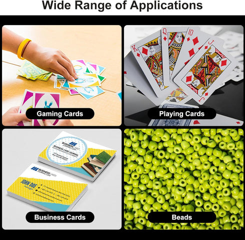10-Pack 100-Count Deck-Case Card-Box, 2 Piece Trading Card Storage Box for Gaming, Sports, Baseball, Playing Cards