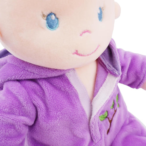 12" June Garden Soothing Music Sweet Dolly Bedtime Owl - Interactive Stuffed Ultra Soft Talking Baby Doll for Birth