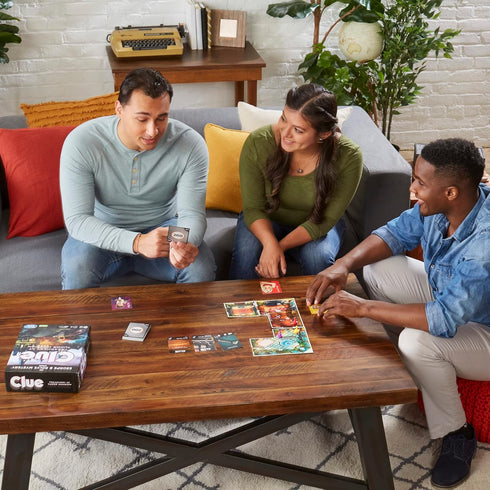 Clue Board Game Treachery at Tudor Mansion, Cooperative Family Murder Mystery Game for Ages 10 and Up, 1-6 Players