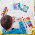 Fullhawl 24 4 4 Inch Career Puzzles x Color Your Own Puzzles Occupation Theme DIY Jigsaw Crafts with Stackable Crayons