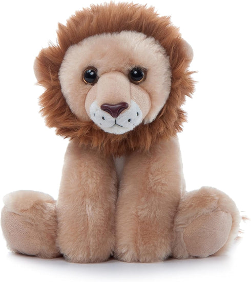 The Petting Zoo Lion Plush Toy, 8 Inches, Gifts for Kids, Wild Onez Zoo Animals
